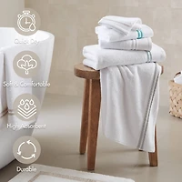 Madison Park Roan Border 6-pc. Quick Dry Bath Towel Set
