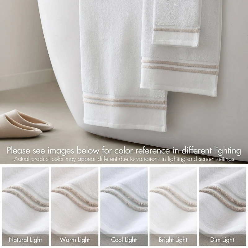 Madison Park Roan Border 6-pc. Quick Dry Bath Towel Set