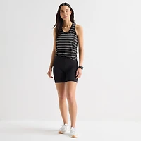 Xersion EverUltra™ Womens 6" High Rise Stretch Fabric Quick Dry Bike Short