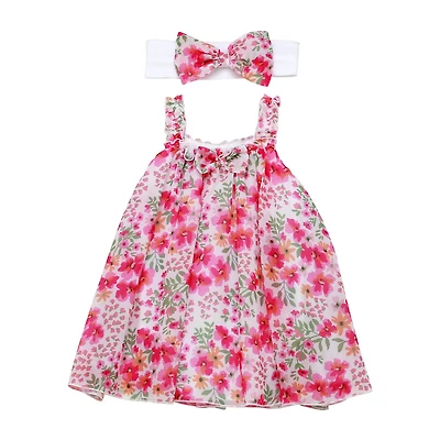 Baby Starters Girls 2-pc. Sleeveless A-Line Dress