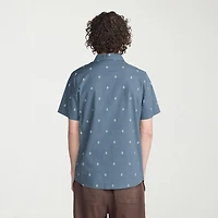 VOLCOM Mens Short Sleeve Regular Fit Button-Down Shirt