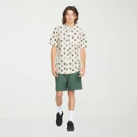 VOLCOM Mens Short Sleeve Regular Fit Button-Down Shirt