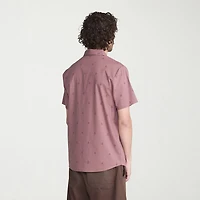 VOLCOM Mens Short Sleeve Regular Fit Button-Down Shirt