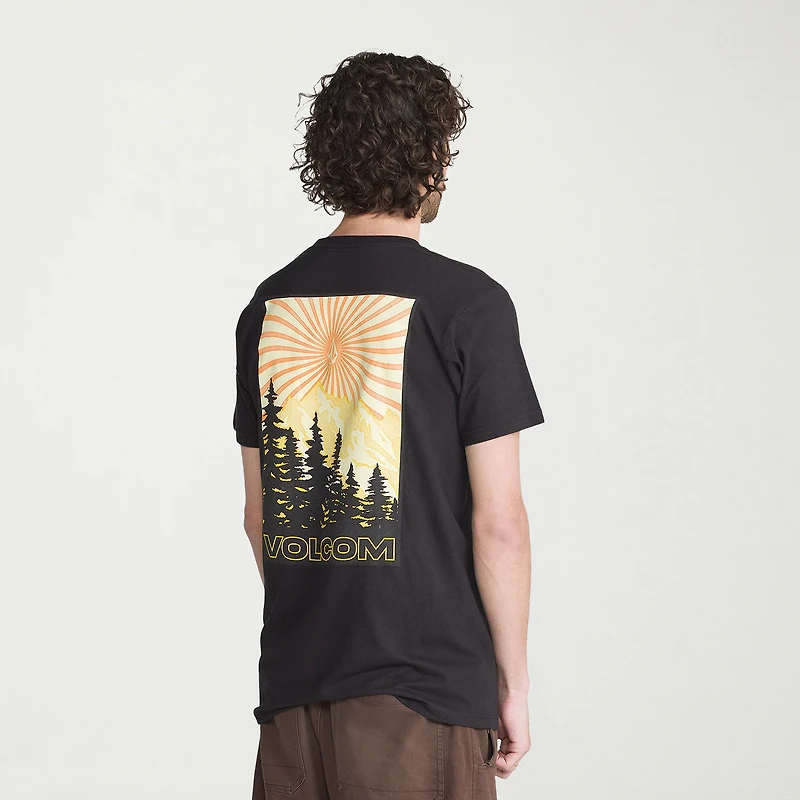 VOLCOM Mens Crew Neck Short Sleeve Regular Fit Graphic T-Shirt