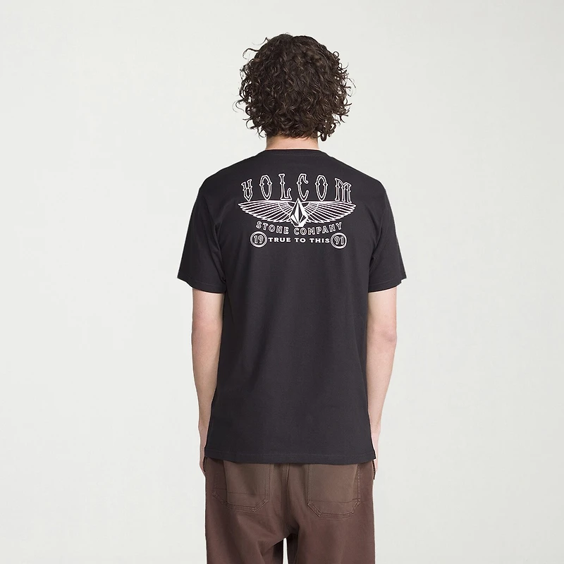 VOLCOM Mens Crew Neck Short Sleeve Regular Fit Graphic T-Shirt