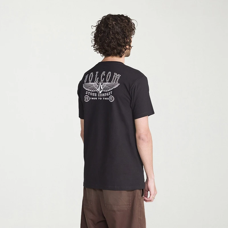 VOLCOM Mens Crew Neck Short Sleeve Regular Fit Graphic T-Shirt