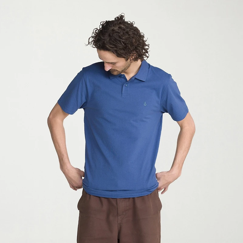 VOLCOM Mens Regular Fit Short Sleeve Polo Shirt