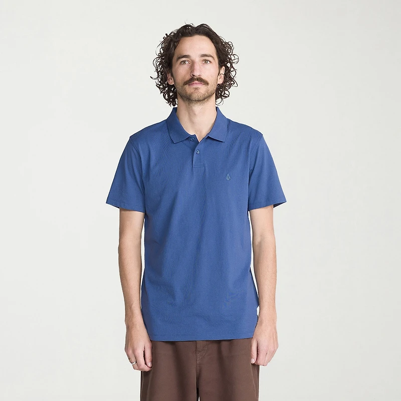 VOLCOM Mens Regular Fit Short Sleeve Polo Shirt