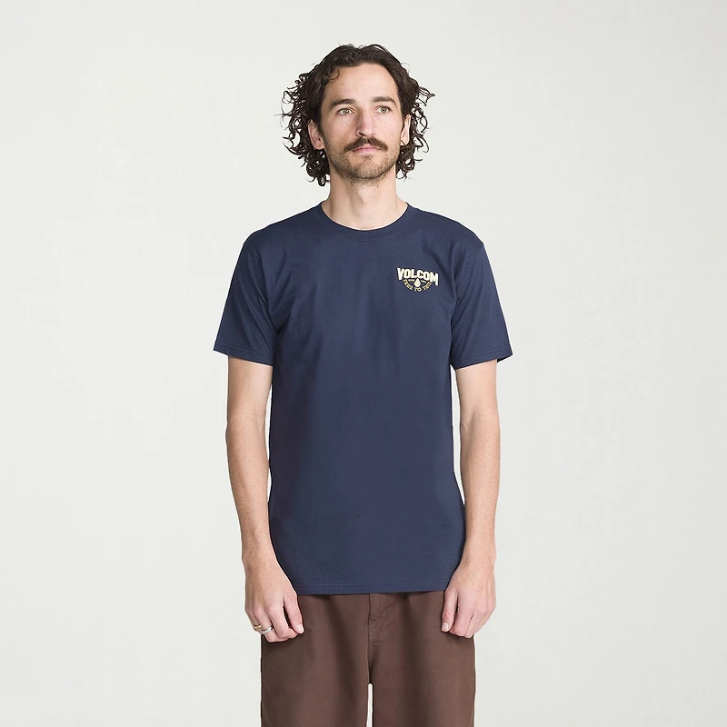 VOLCOM Mens Crew Neck Short Sleeve Regular Fit Graphic T-Shirt