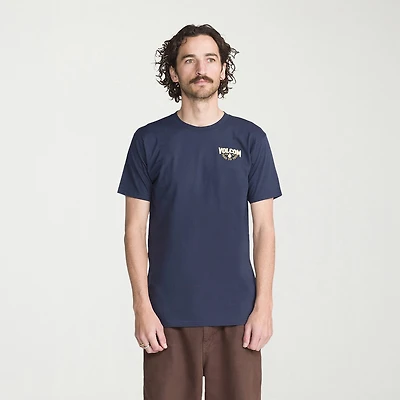 VOLCOM Mens Crew Neck Short Sleeve Regular Fit Graphic T-Shirt