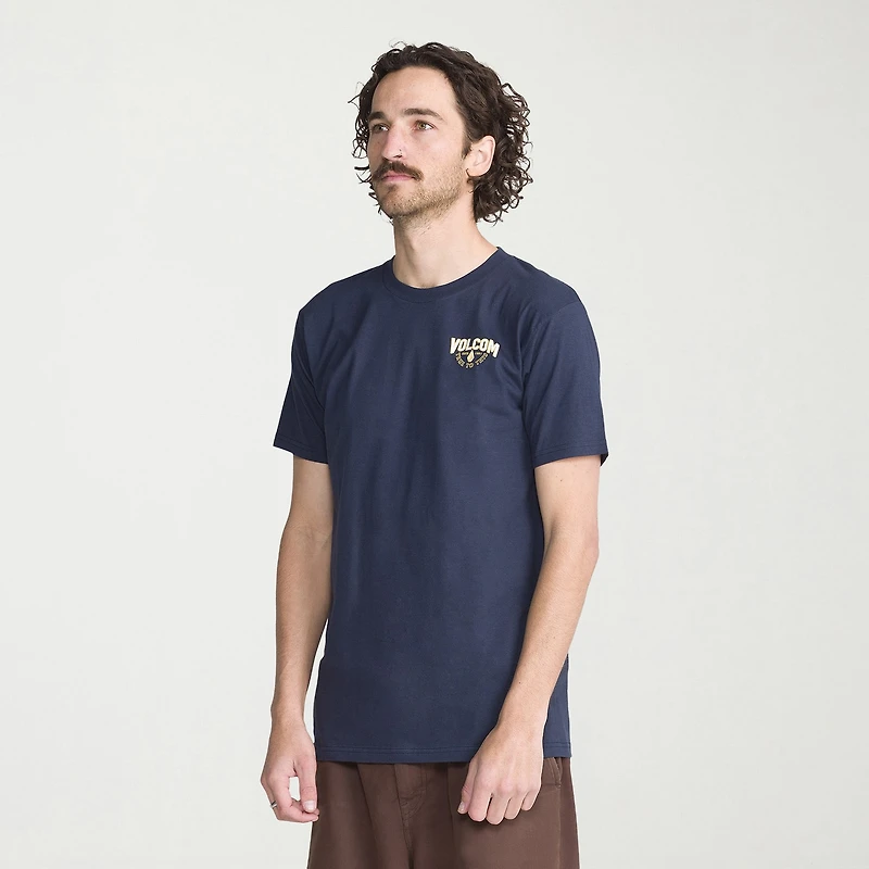 VOLCOM Mens Crew Neck Short Sleeve Regular Fit Graphic T-Shirt