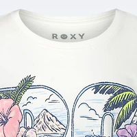 Roxy Big Kid Girls Crew Neck Short Sleeve Regular Fit Graphic T-Shirt