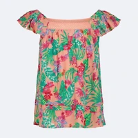 Roxy Big Kid Girls Scoop Neck Sleeveless Tank Top