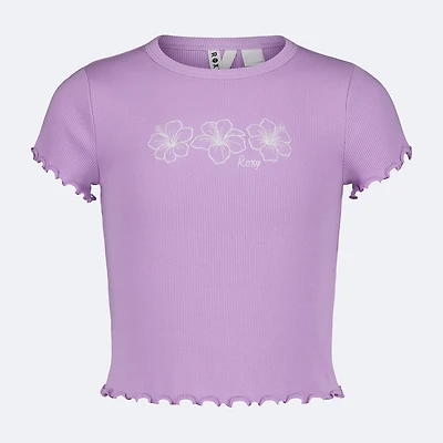 Roxy Big Kid Girls Crew Neck Short Sleeve T-Shirt