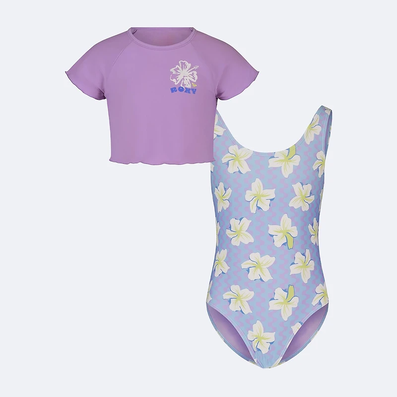 Roxy Big Kid Girls One Piece+Cover-Ups