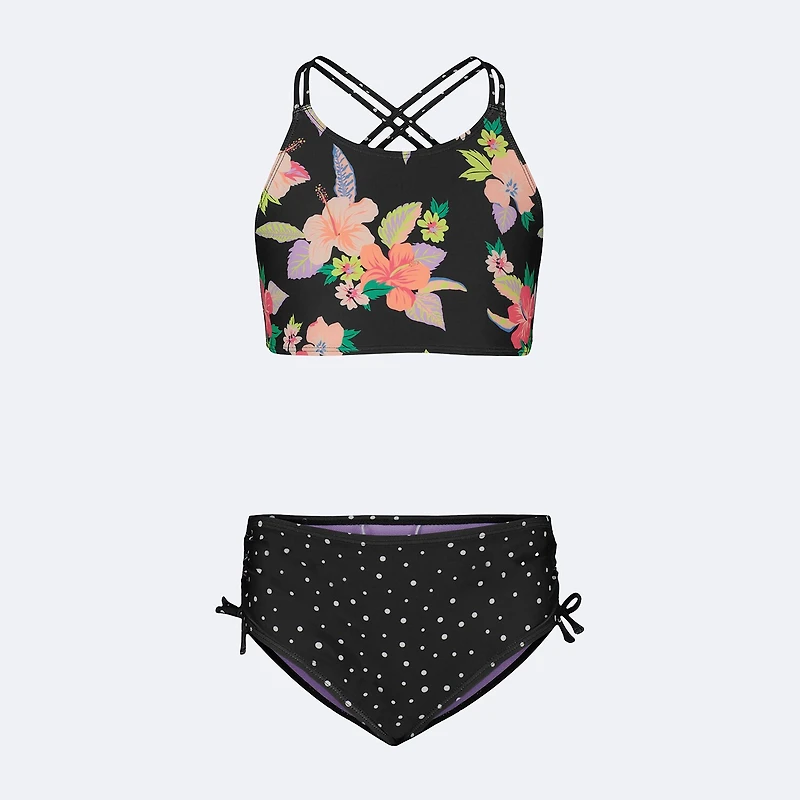 Roxy Big Kid Girls Floral 2-pc. Bikini Set