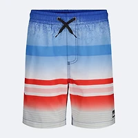 Quiksilver Big Kid Boys Striped Swim Trunks