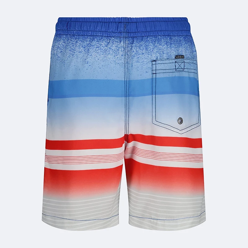 Quiksilver Big Kid Boys Striped Swim Trunks