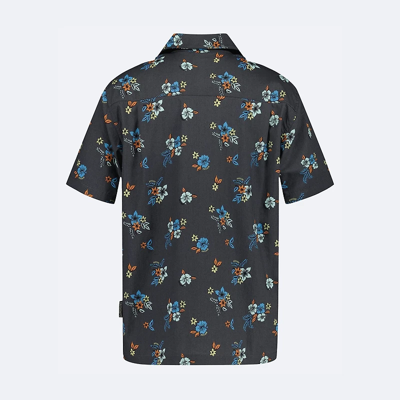 Quiksilver Big Kid Boys Short Sleeve Regular Fit Button-Down Shirt