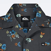 Quiksilver Big Kid Boys Short Sleeve Regular Fit Button-Down Shirt