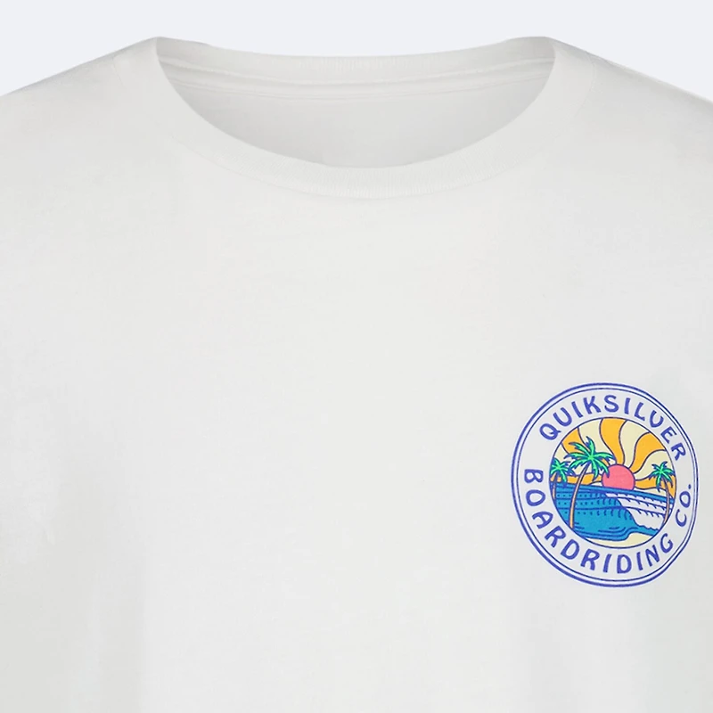 Quiksilver Big Kid Boys Crew Neck Short Sleeve Regular Fit Graphic T-Shirt