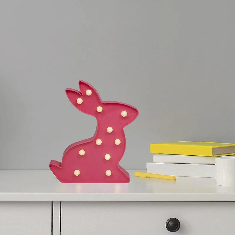 Northlight 10" Led Lighted Bunny Marquee Lights
