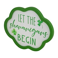 Northlight 14" Let The Shenanigans Framed Wall Sign