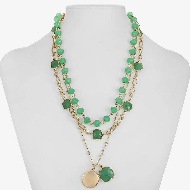 Liz Claiborne Womens 17 Inch Collar Necklace
