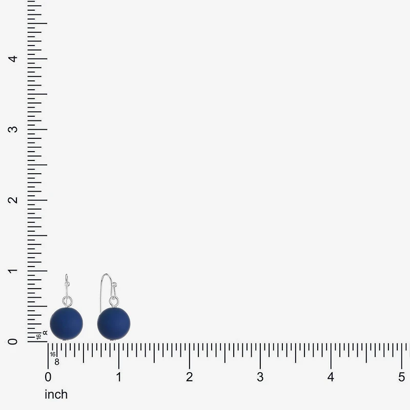 Liz Claiborne Womens Round Drop Earrings