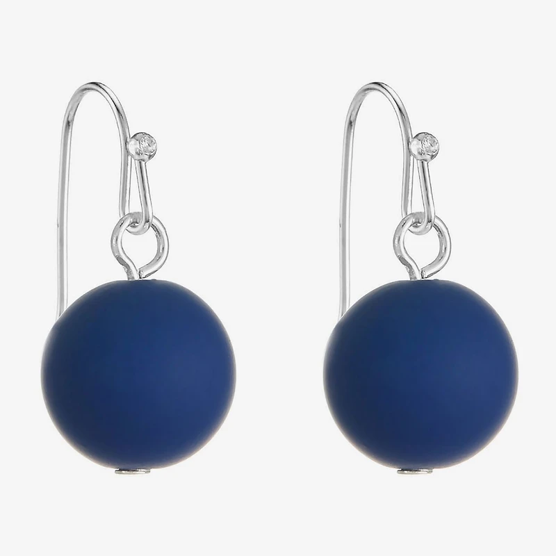 Liz Claiborne Womens Round Drop Earrings