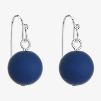 Liz Claiborne Womens Round Drop Earrings