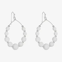 Liz Claiborne Womens 60mm Round Hoop Earrings