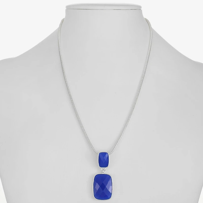 Liz Claiborne Womens Inch Pendant Necklace