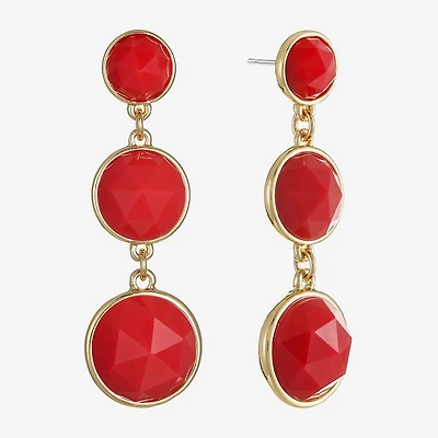 Liz Claiborne Womens Hypoallergenic Drop Earrings