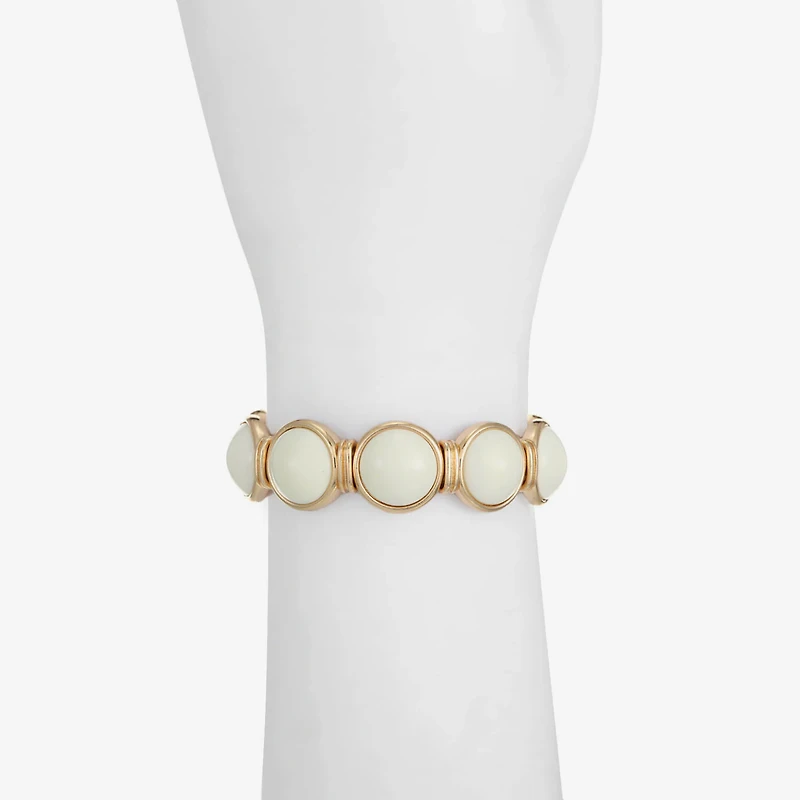 Monet Jewelry Womens Green Round Stretch Bracelet