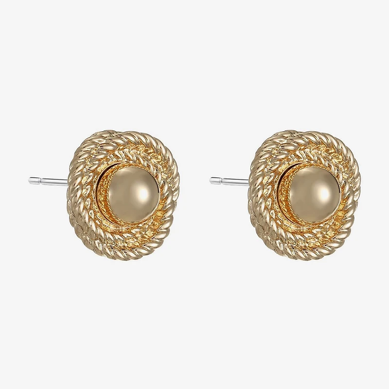 Monet Jewelry 16mm Knot Stud Earrings