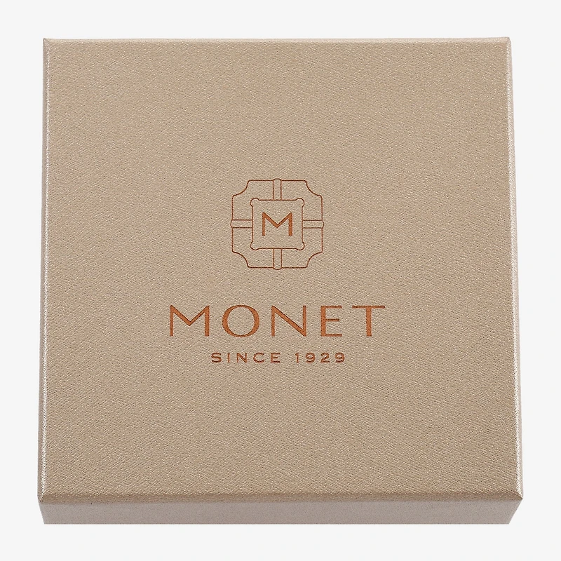 Monet Jewelry Gold Tone Heart Compact Mirror