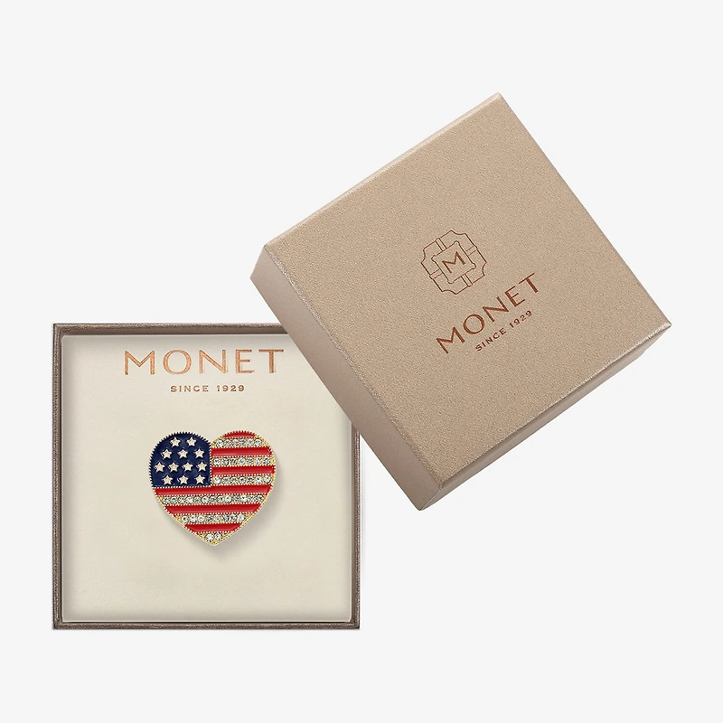 Monet Jewelry Glass Pin