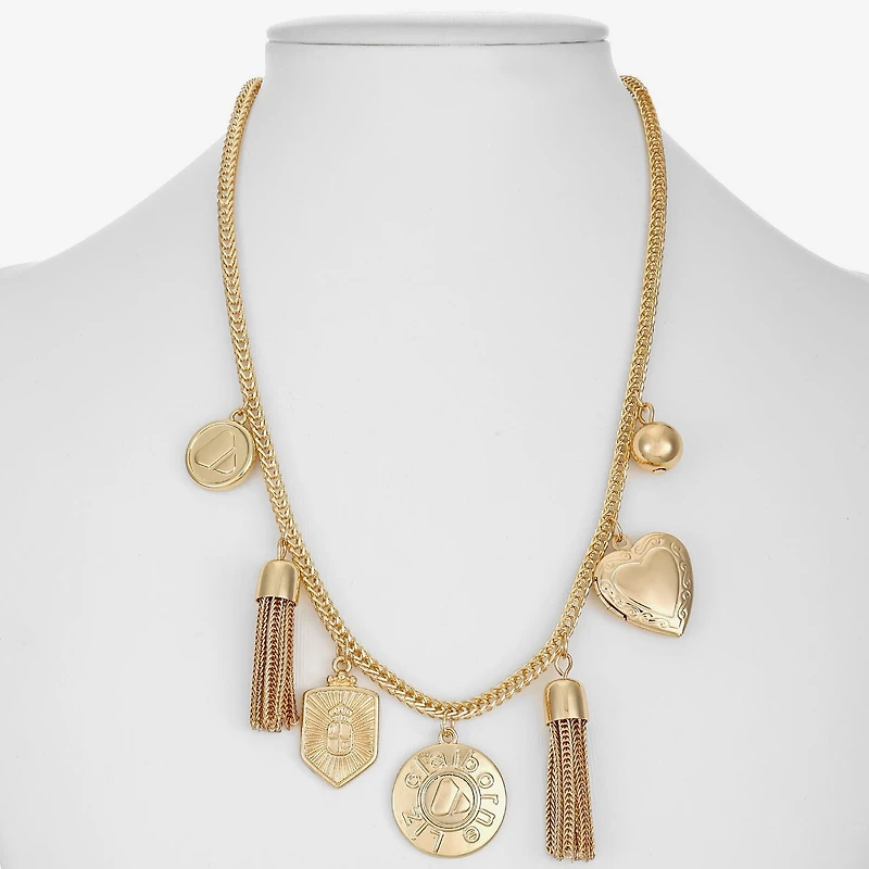 Liz Claiborne 50th Anniversary Womens 17 Inch Collar Necklace