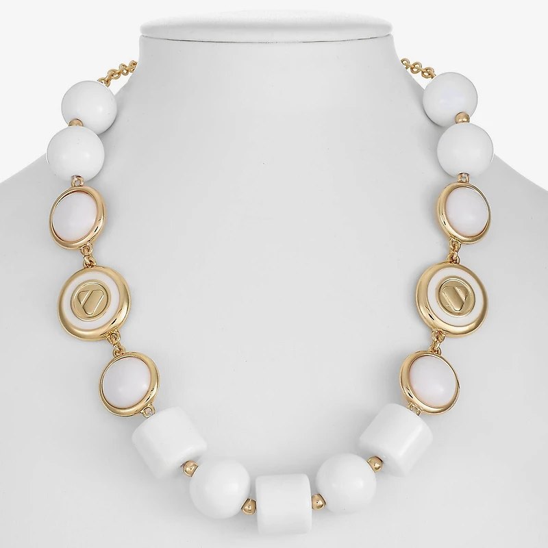 Liz Claiborne 50th Anniversary Womens 17 Inch Collar Necklace