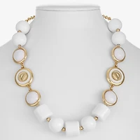 Liz Claiborne 50th Anniversary Womens 17 Inch Collar Necklace
