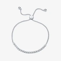 Limited Quantities! Womens 1/2 CT. T.W. Natural White Diamond Sterling Silver Round Bolo Bracelet