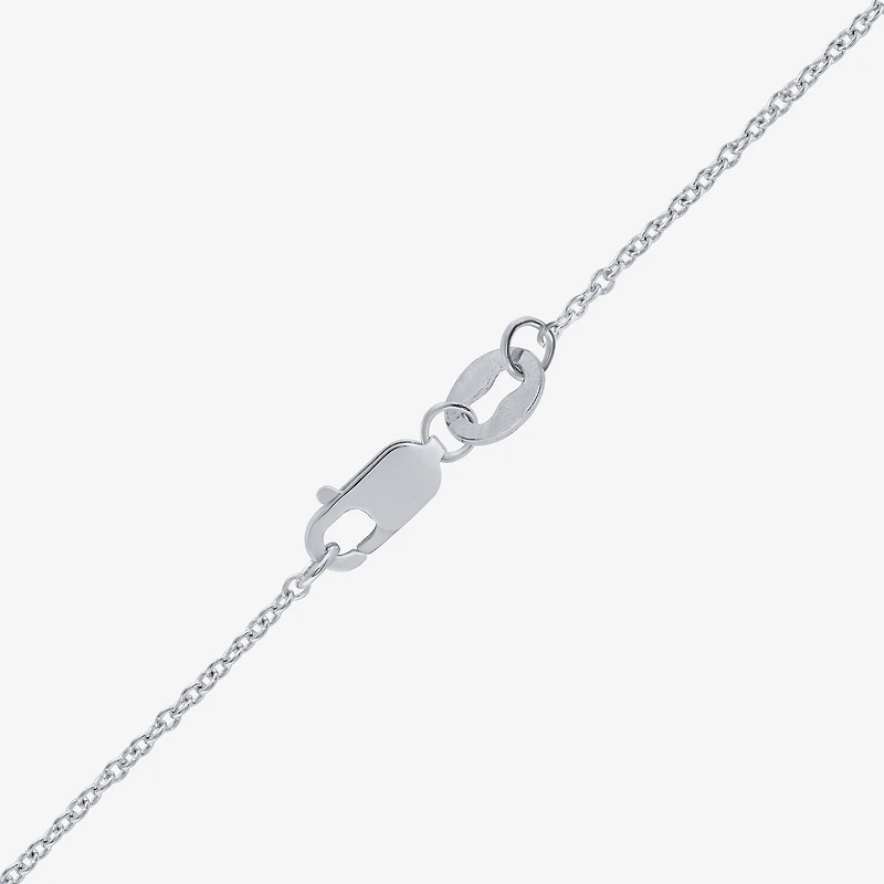 Limited Quantities! "Faith" Womens 1/8 CT. T.W. Natural White Diamond Sterling Silver 18 Inch Pendant Necklace