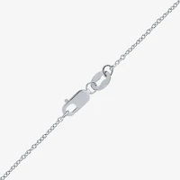 Limited Quantities! "Faith" Womens 1/8 CT. T.W. Natural White Diamond Sterling Silver 18 Inch Pendant Necklace