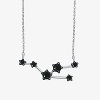 Midnight Black Limited Quantities! Womens 1/5 CT. Natural Black Diamond Sterling Silver 18 Inch Pendant Necklace