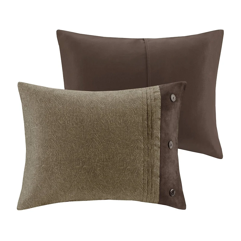 Madison Park Westbrook 7-Pc. Faux Suede Comforter Set