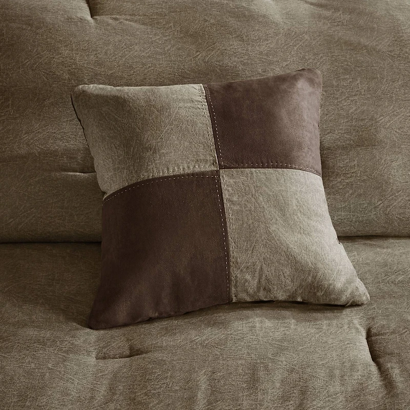 Madison Park Westbrook 7-Pc. Faux Suede Comforter Set