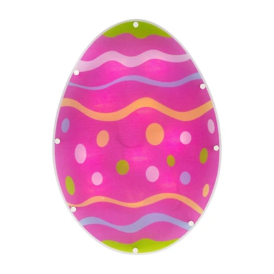 Northlight 14" Battery Operated Led Lighted Egg Window Easter Window Decor
