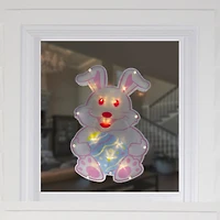 Northlight 14" Battery Operated Led Lighted Bunny Window Easter Window Decor