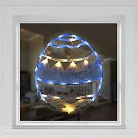Northlight 17" Led Lighted Egg Spring Window Easter Window Decor